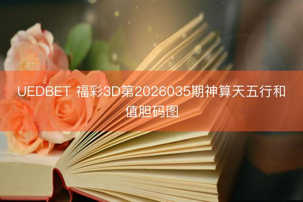 UEDBET 福彩3D第2026035期神算天五行和值胆码图