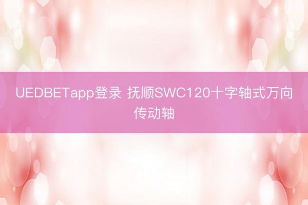UEDBETapp登录 抚顺SWC120十字轴式万向传动轴