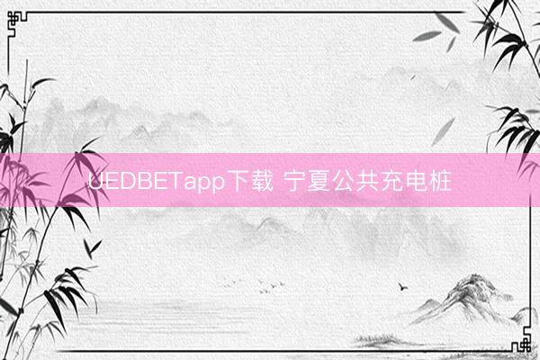 UEDBETapp下载 宁夏公共充电桩