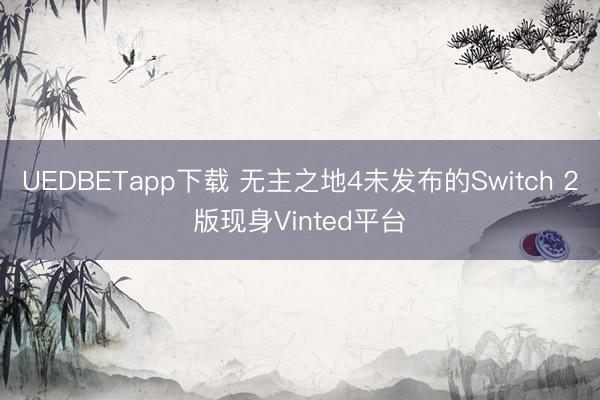 UEDBETapp下载 无主之地4未发布的Switch 2版现身Vinted平台